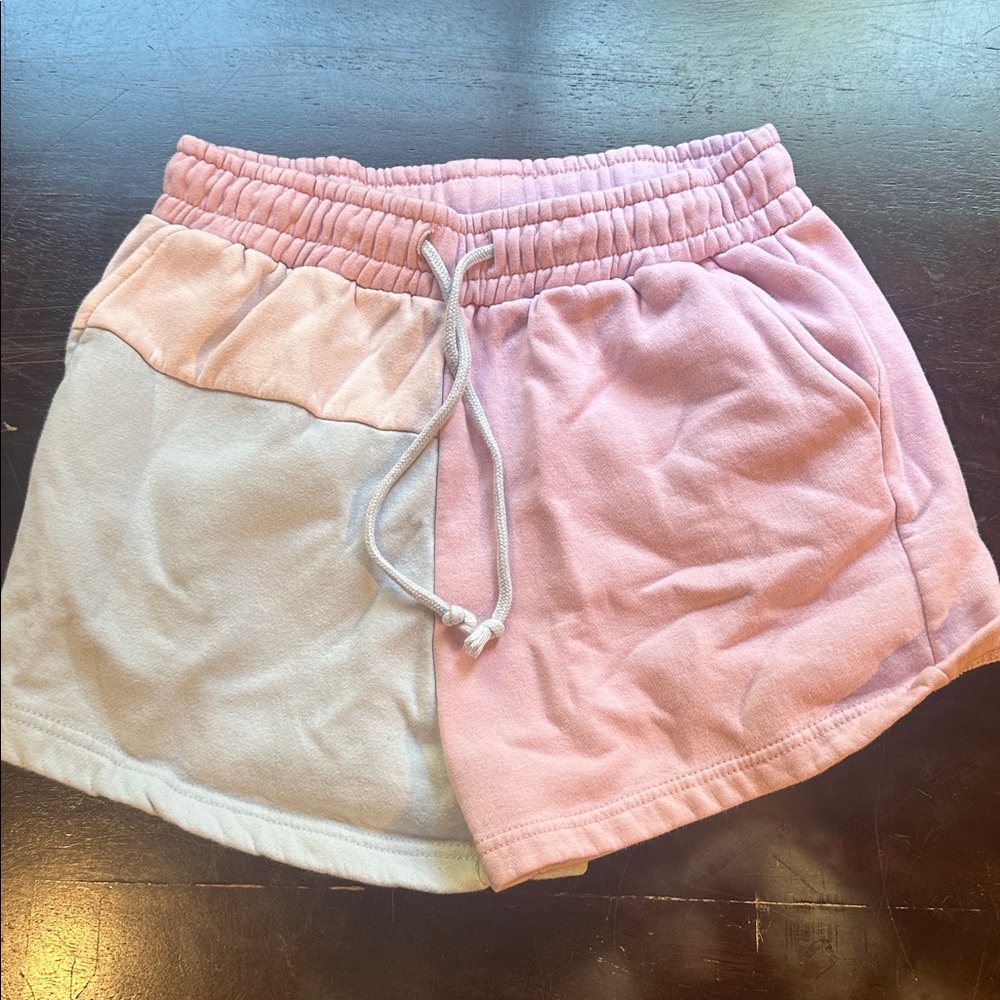 Missguided Light Pink Quilted Shorts